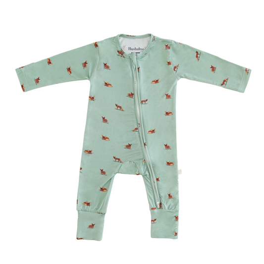 Bamboo Baby Sleepsuit / Romper in desert Fox