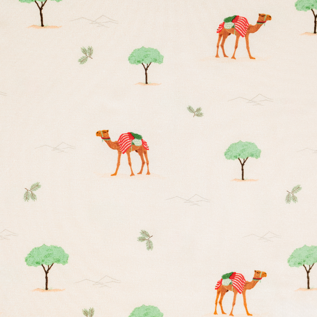 Camel Print Bamboo Pajamas for Toddlers and Children