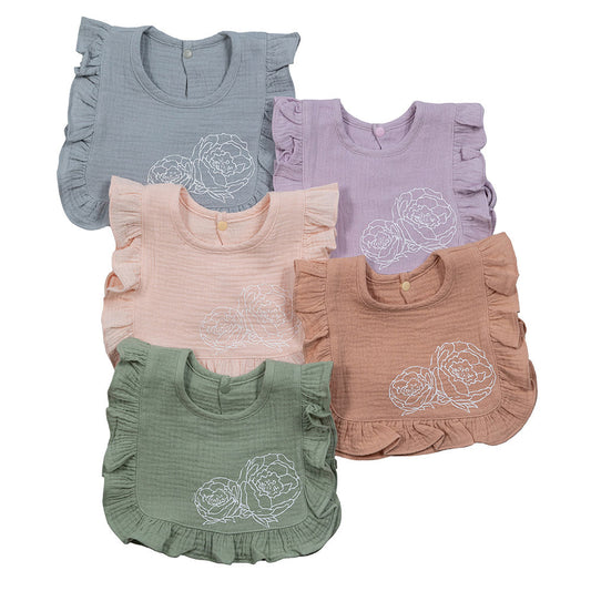 Ruffle Baby Bib
