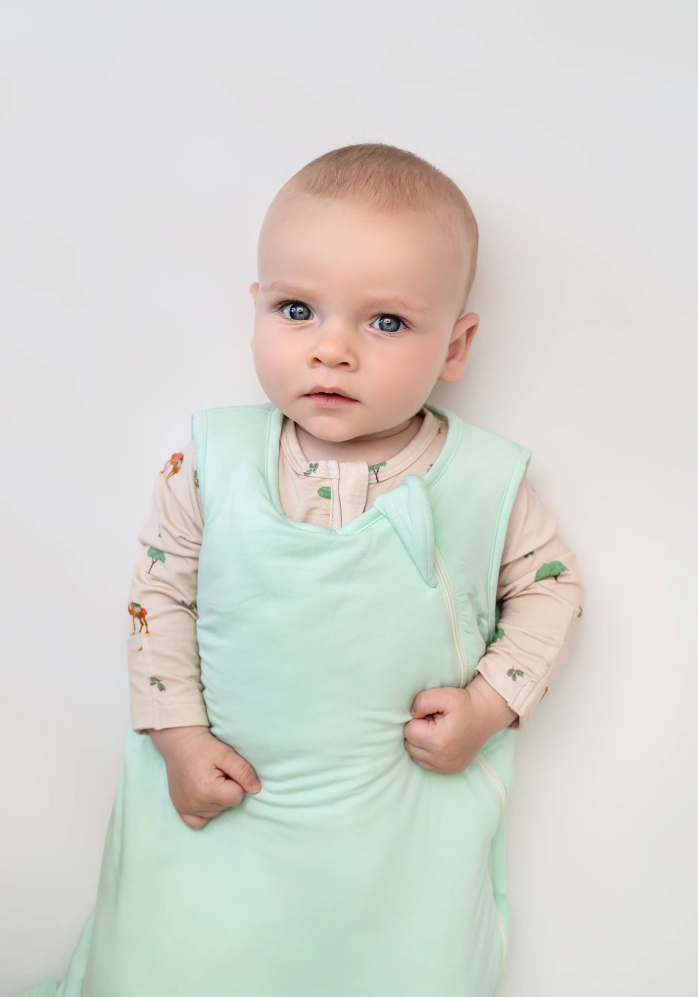 Baby Sleep Bag in Mint Green - S