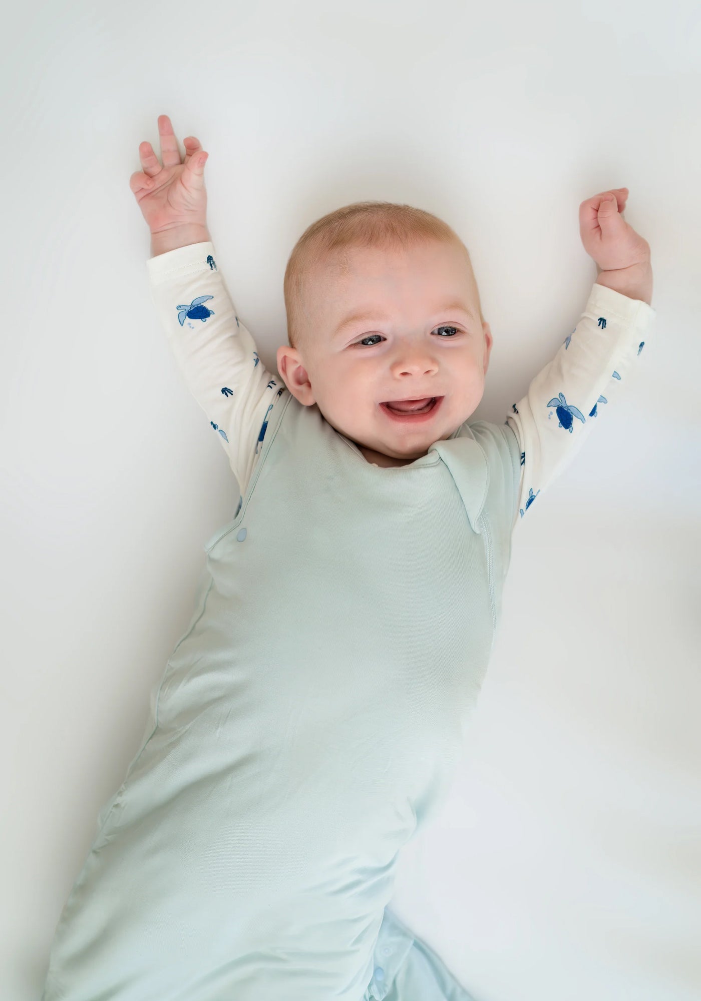 Baby Sleep Bag in Mint Green - S