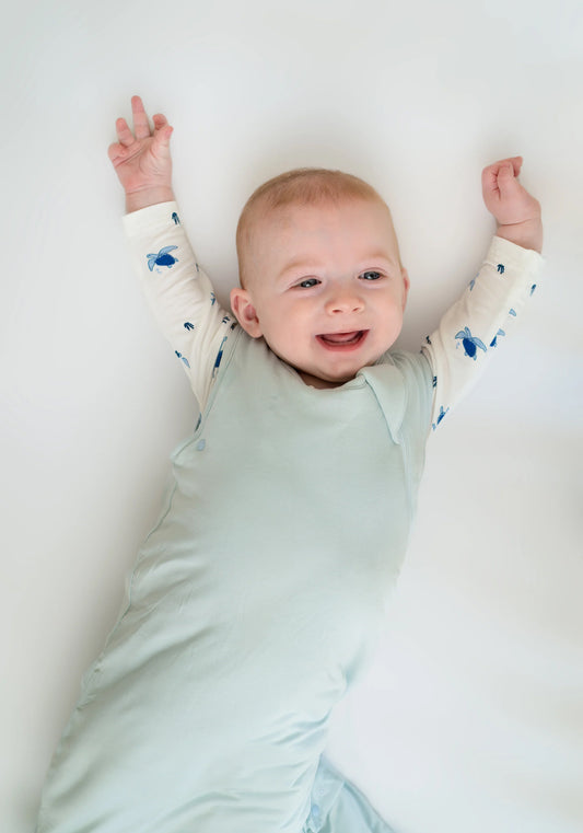 Baby Sleep Bag in Mint Green - S