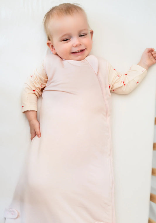 Baby Sleep Bag in Pale Pink - S