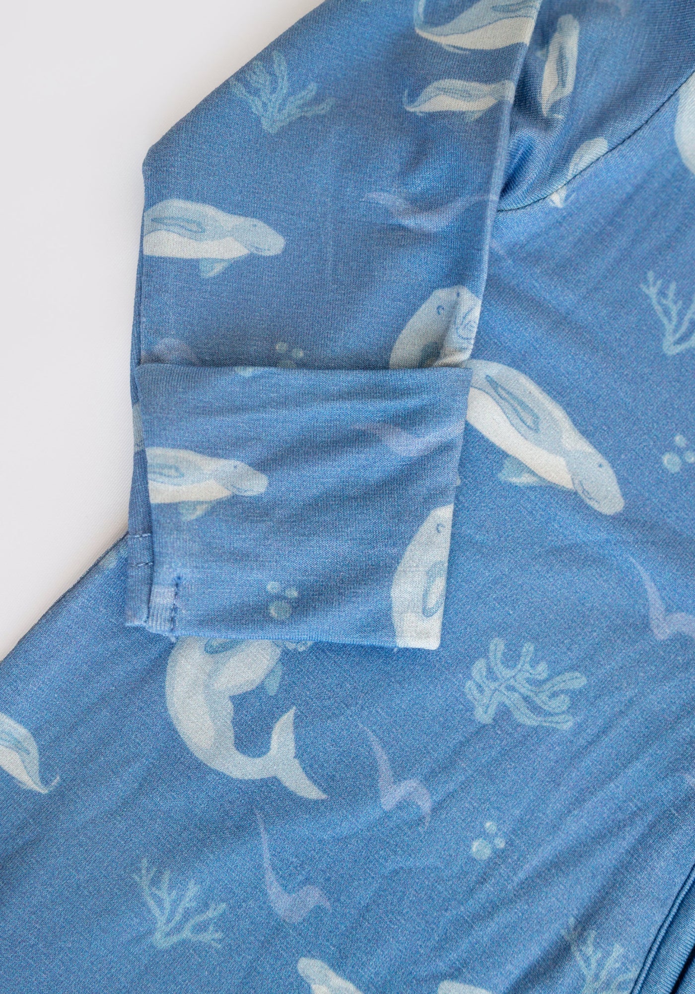 Baby Blue Bamboo Sleepsuit Gift Box