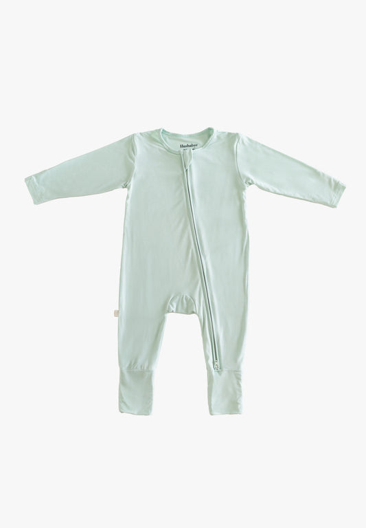 Baby Sleepsuit in Light Sage