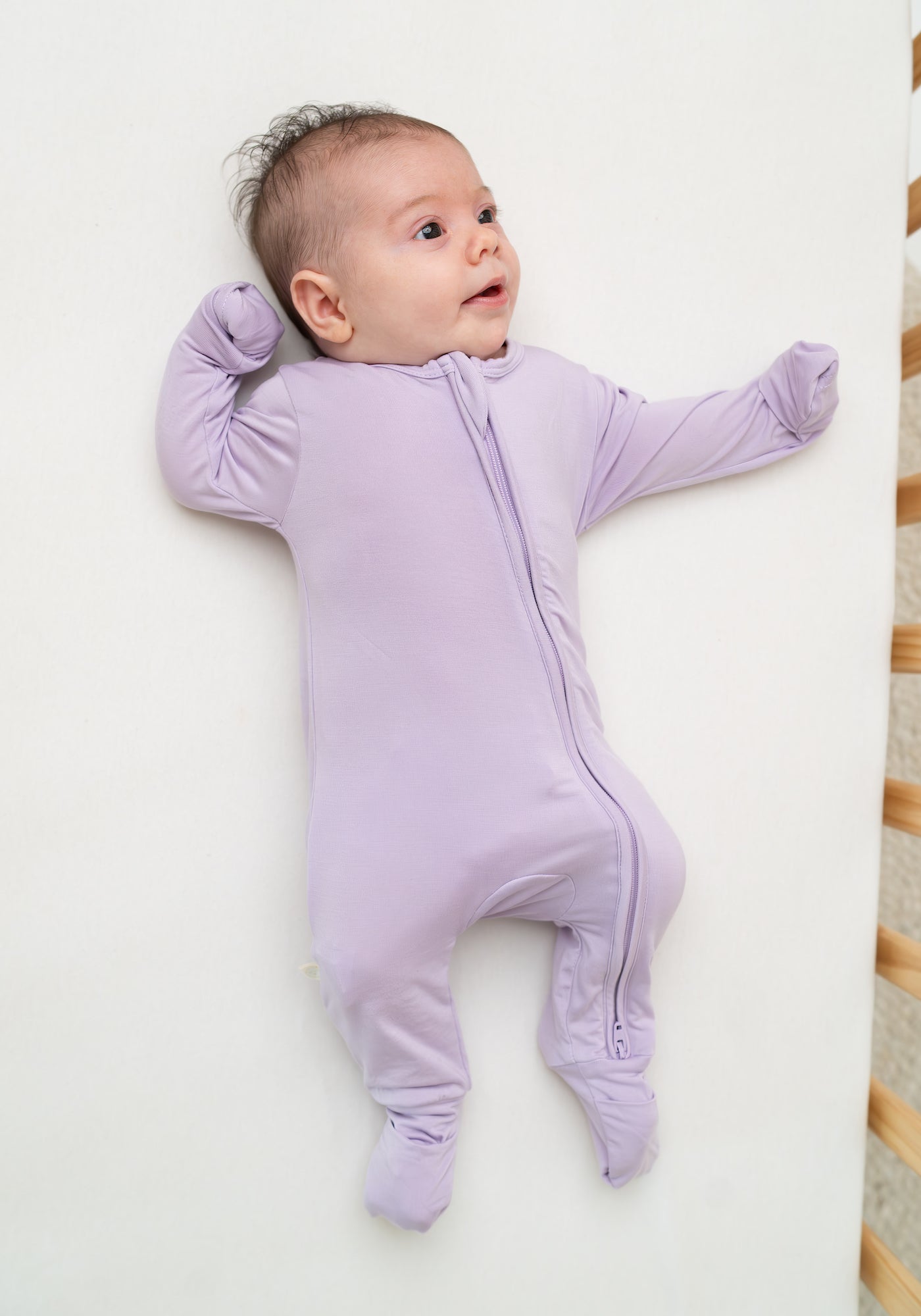 Baby Sleepsuit in Lilac 12-18 Months