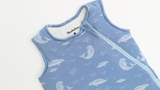 Hushabye Baby Sleep Bags and Sleepsuits and Pajamas are now available in the UK and Europe