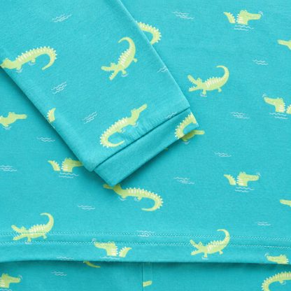 Bamboo Pajamas in Crocodile