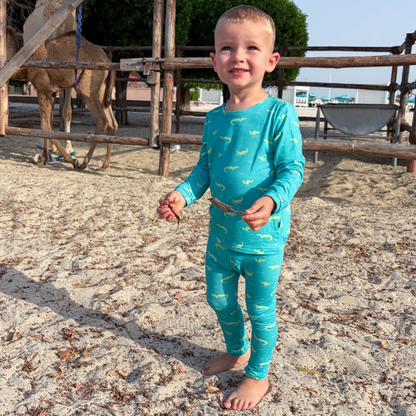 Bamboo Pajamas in Crocodile