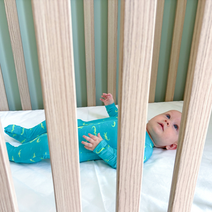 Zippered Sleepsuit in Crocodile