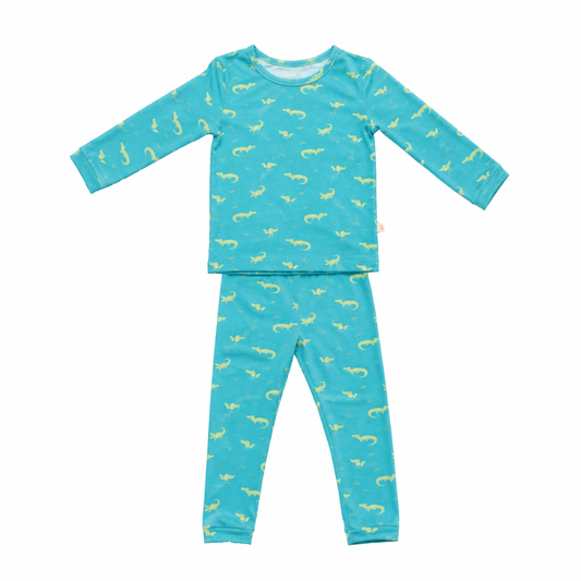 Bamboo Pajamas in Crocodile