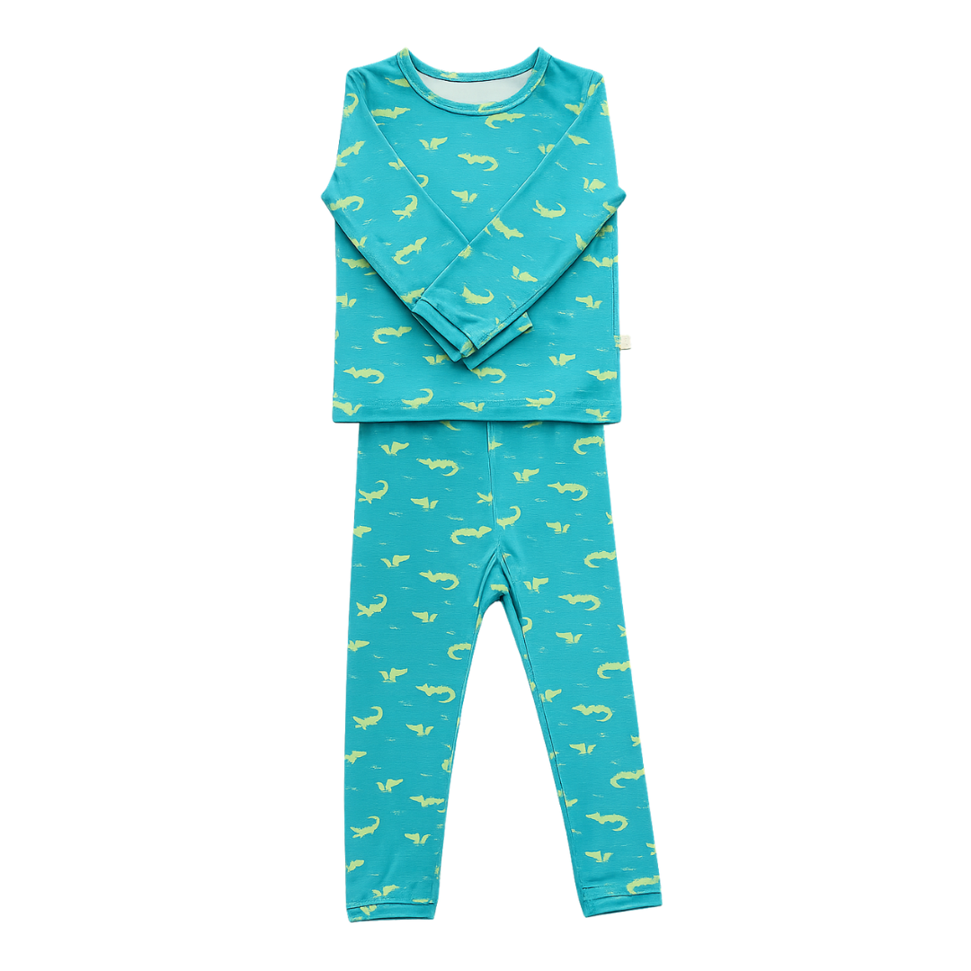 Bamboo Pajamas in Crocodile
