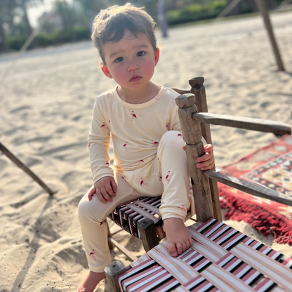 Bamboo Pajamas in Flamingo