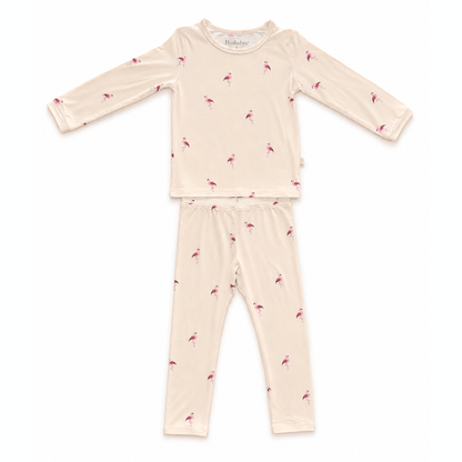 Bamboo Pajamas in Flamingo