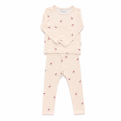 Bamboo Pajamas in Flamingo