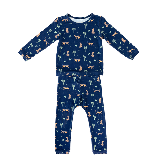 Bamboo Pajamas in Arabian Leopard