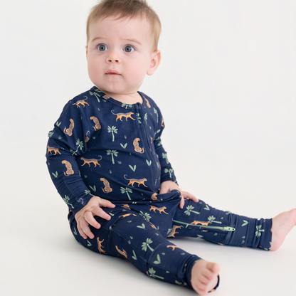 Baby Sleepsuits in Arabian Leopard 0-3 Months 