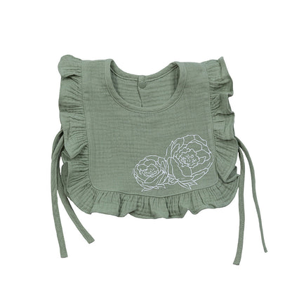 Ruffle Baby Bib
