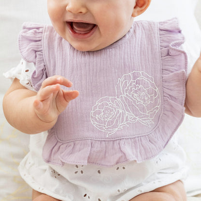 Ruffle Baby Bib