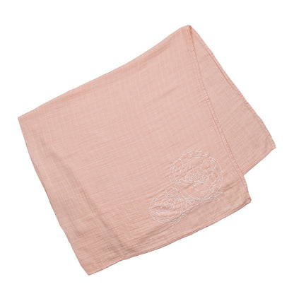 100% Organic Cotton Muslin Swaddle Baby Blanket