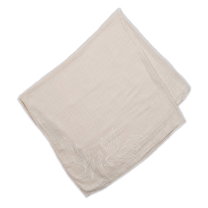 100% Organic Cotton Muslin Swaddle Baby Blanket