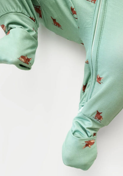 Zippered Sleepsuit in Desert Fox