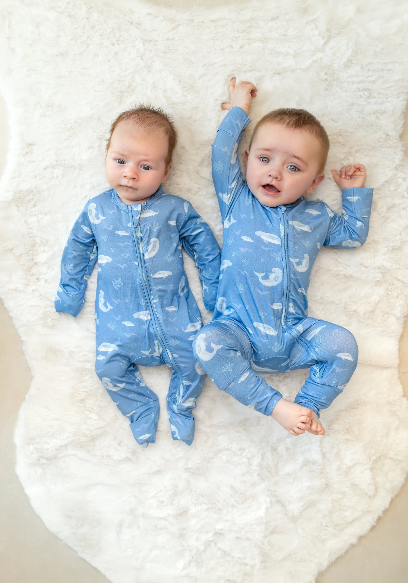 Zippered Sleepsuit in Dugong