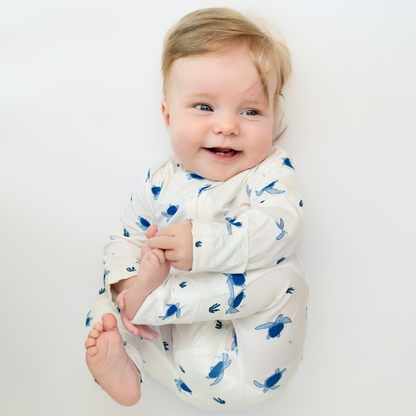 Blue Hues - 3 Piece Sleepsuit Set