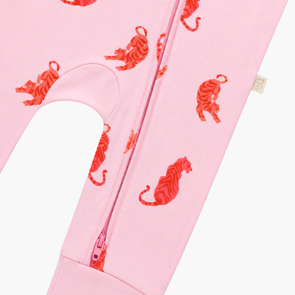 Zippered Sleepsuit in Tiger