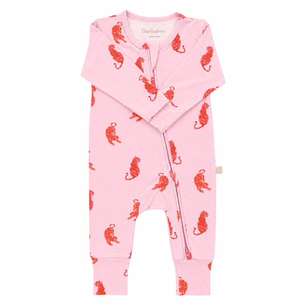Zippered Sleepsuit in Tiger