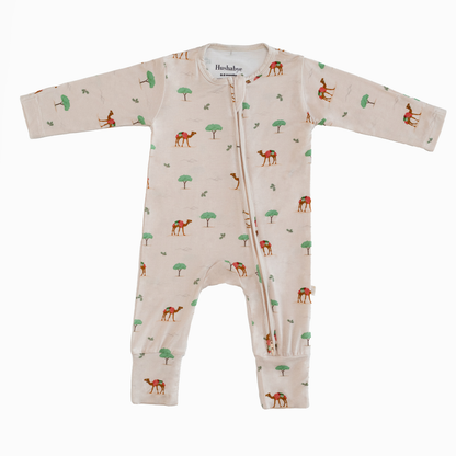 Camel Baby Sleepsuits