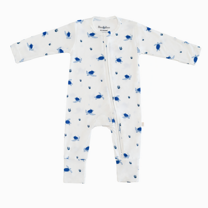 Baby Romper in Turtle Print
