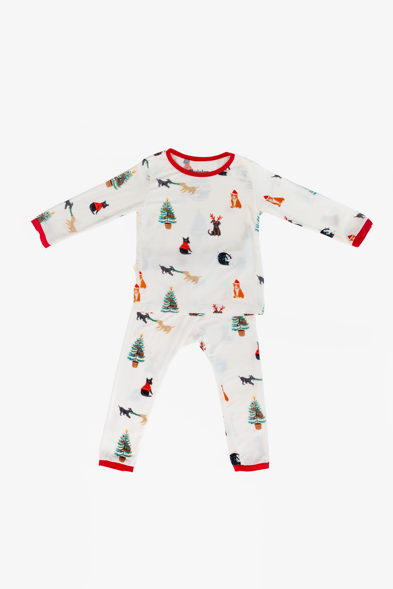 Toddler Pajamas in Santa Paws